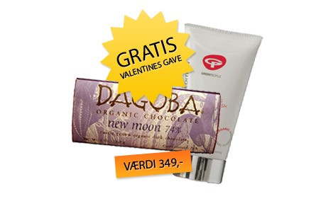 Gratis Green People valentines tilbud